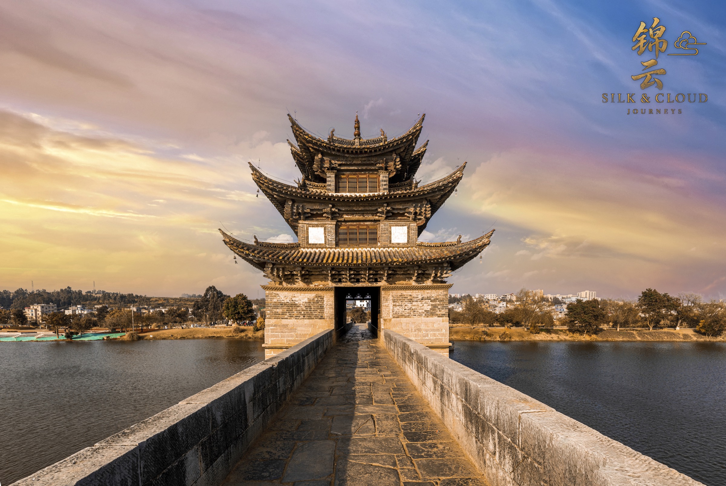 建水十七孔桥实景